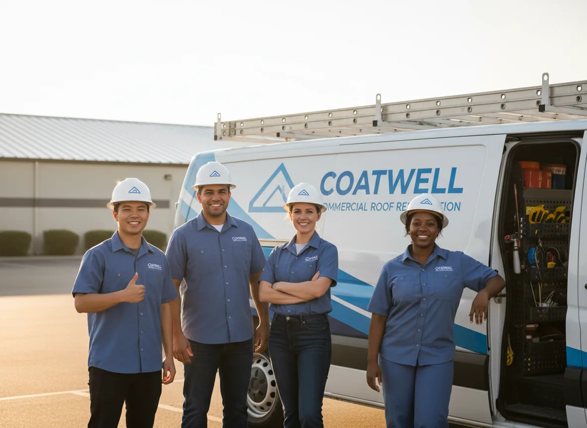 Commercial roof coating company in Cheshire, OR